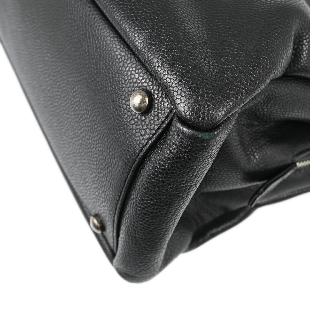 Chanel Caviar Black Chain Tote Style 2 Rovelle Bags