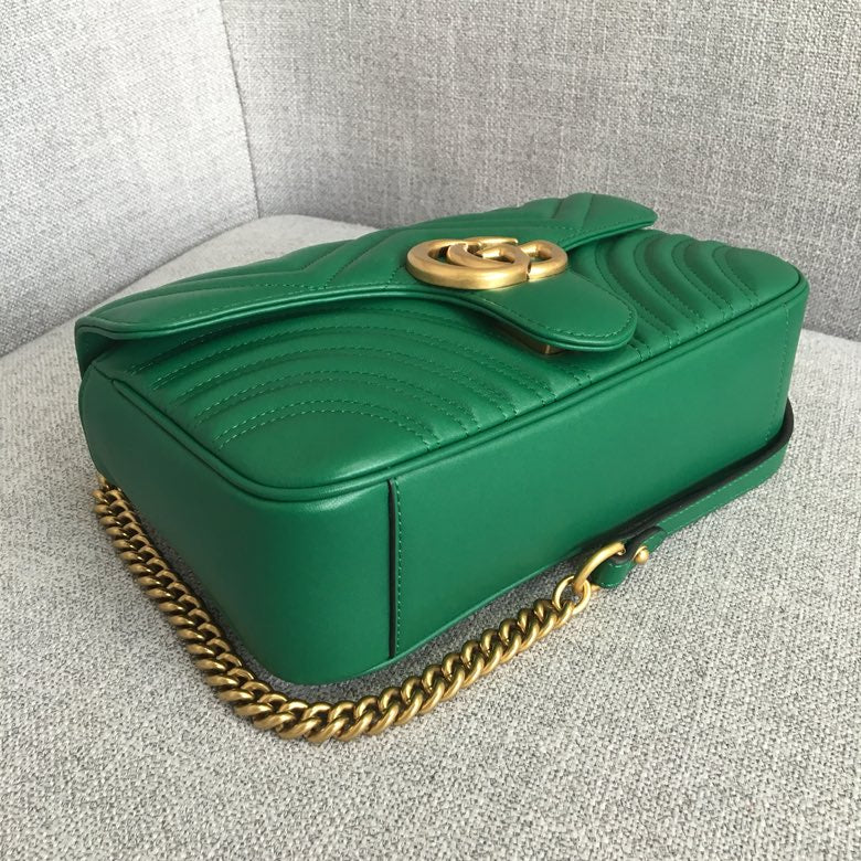 Gucci Marmont Small Matelassé Shoulder Bag