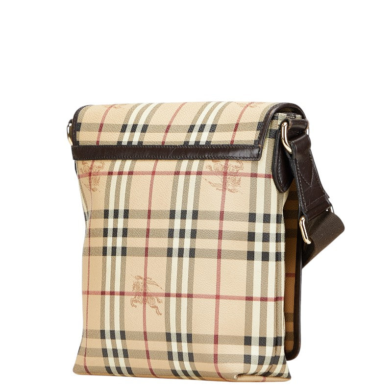 Burberry Haymarket Shadow PVC Shoulder Bag