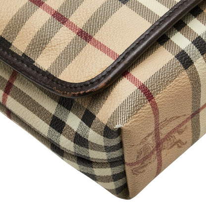 Burberry Haymarket Shadow PVC Shoulder Bag
