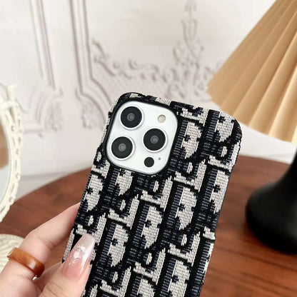 Fashion embroidery phone case for iPhone