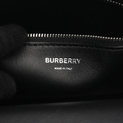 Burberry Mini Topstitch Leather Handbag