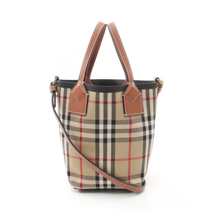 Burberry Mini London Leather Tote Bag
