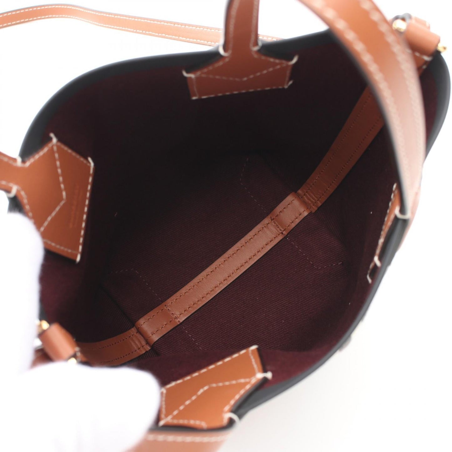 Burberry Mini London Leather Tote Bag