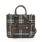 Burberry FREYA Coated Leather Tote Bag