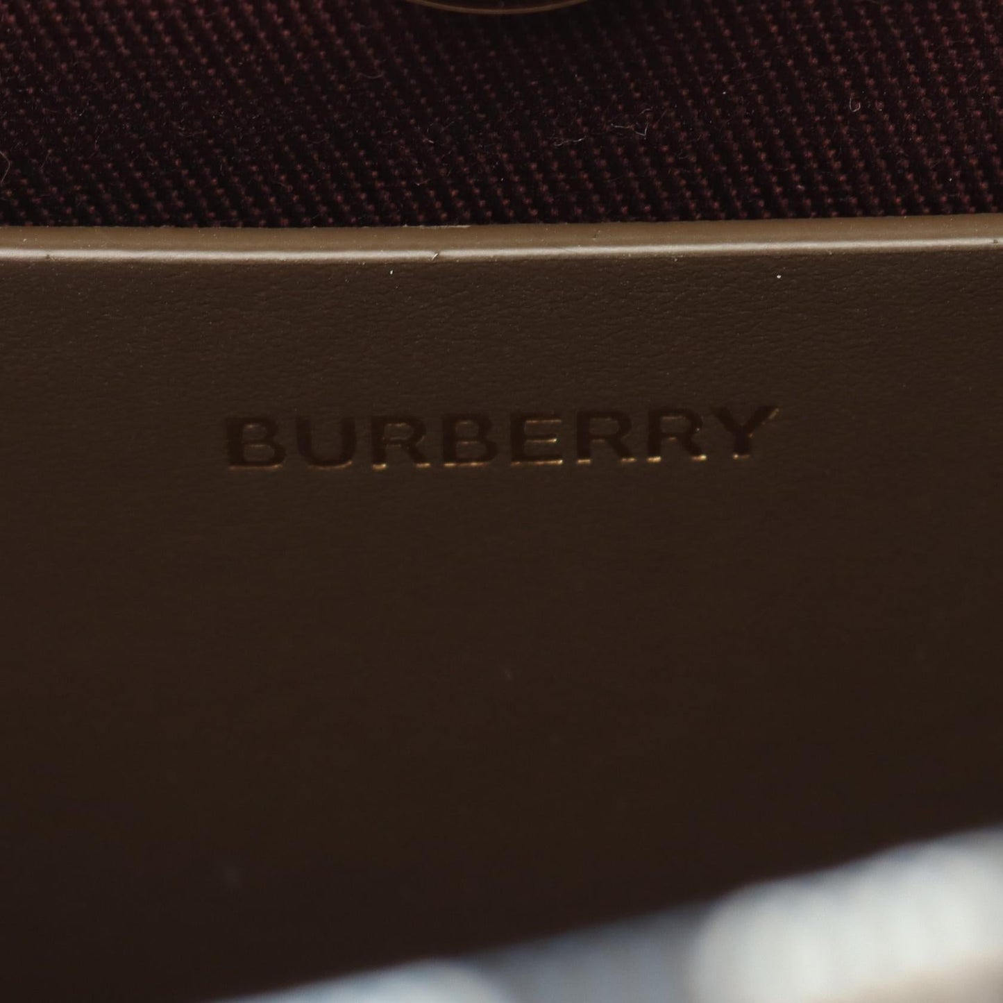Burberry FREYA Coated Leather Tote Bag