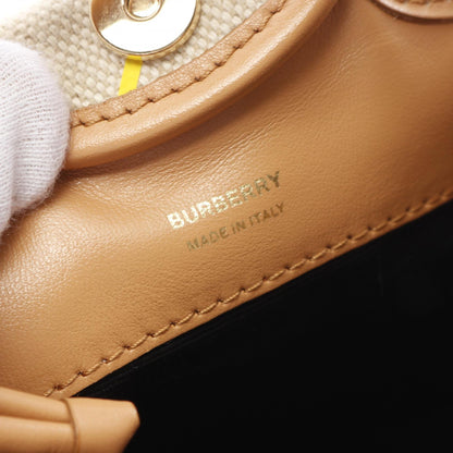 Burberry Peony Leather Handbag