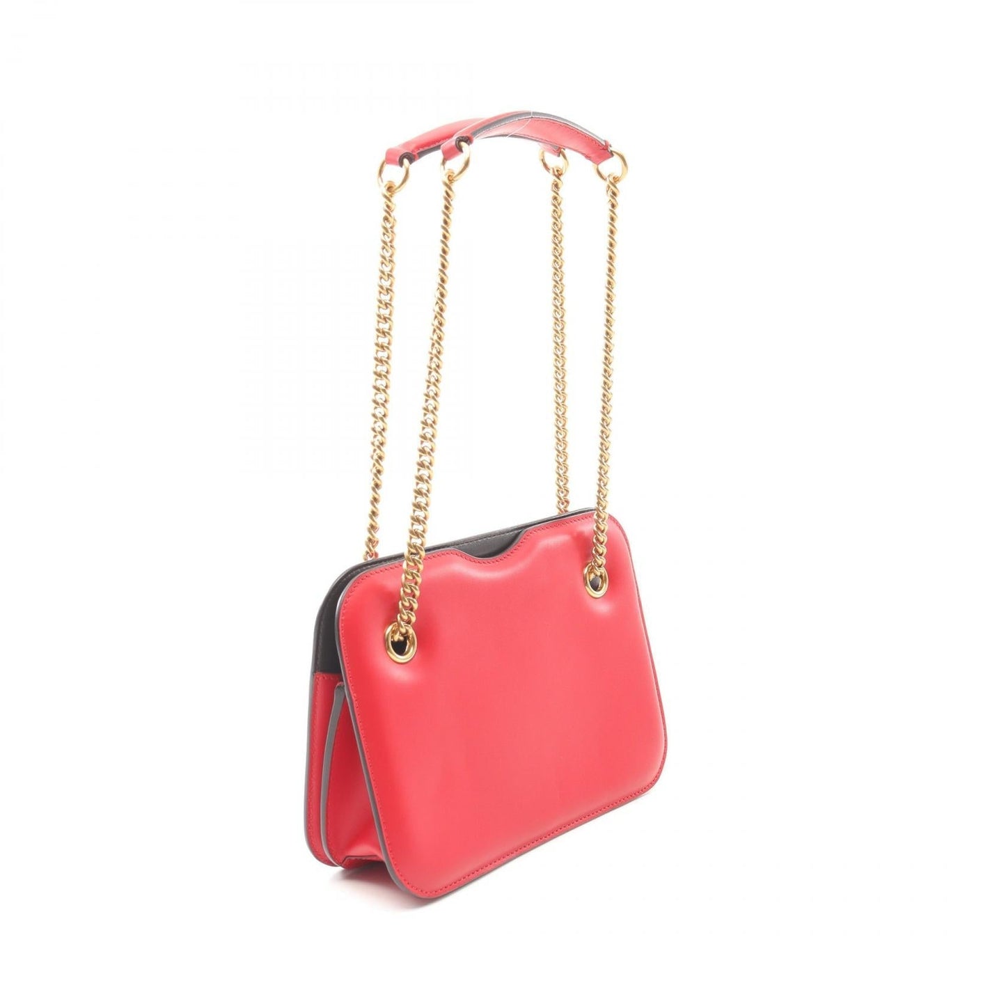 Fendi Calligraphy Leather Shoulder Bag Rovelle Bags