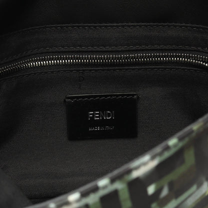 Fendi Mamma Baguette Zucca Nylon Leather Waist Bag Rovelle Bags
