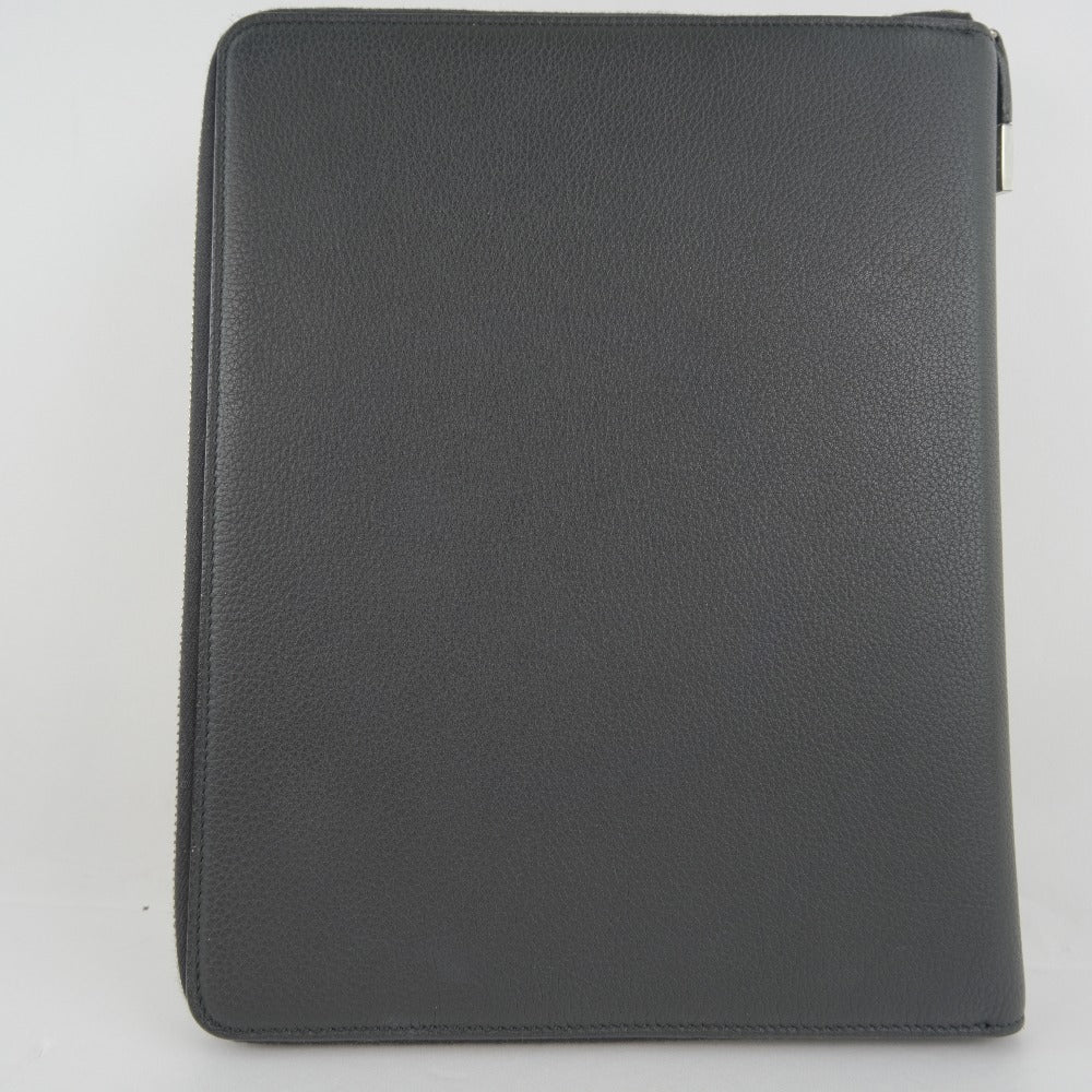 DIOR HOMME Clutch bag Calfskin black Document case unisex(Unisex) Rovelle Bags