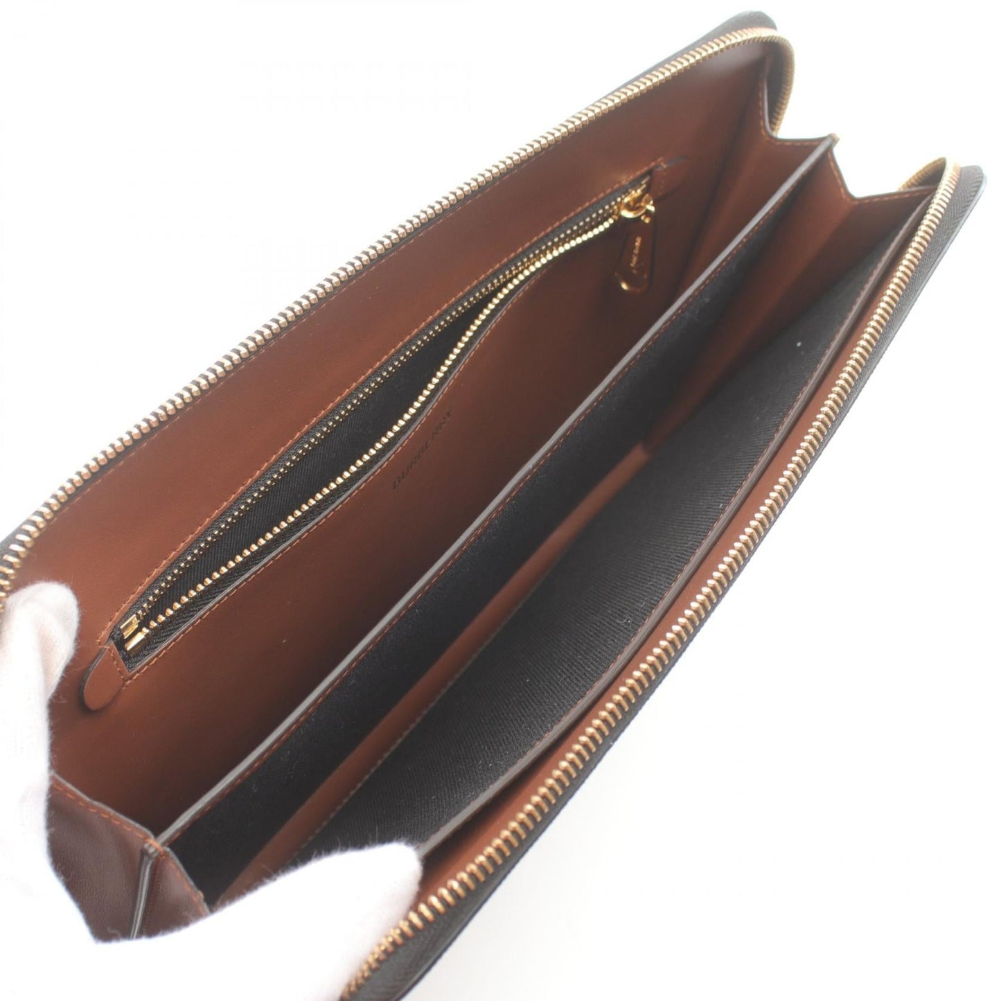 Burberry Coated Canvas Clutch Bag