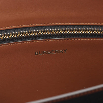 Burberry Coated Leather Clutch Bag