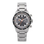 Stainless Steel 42mm Heritage Chrono Automatic Watch Black 70330N
