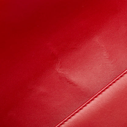 Chanel Boy 25 Red Lambskin Chain Shoulder Bag Rovelle Bags