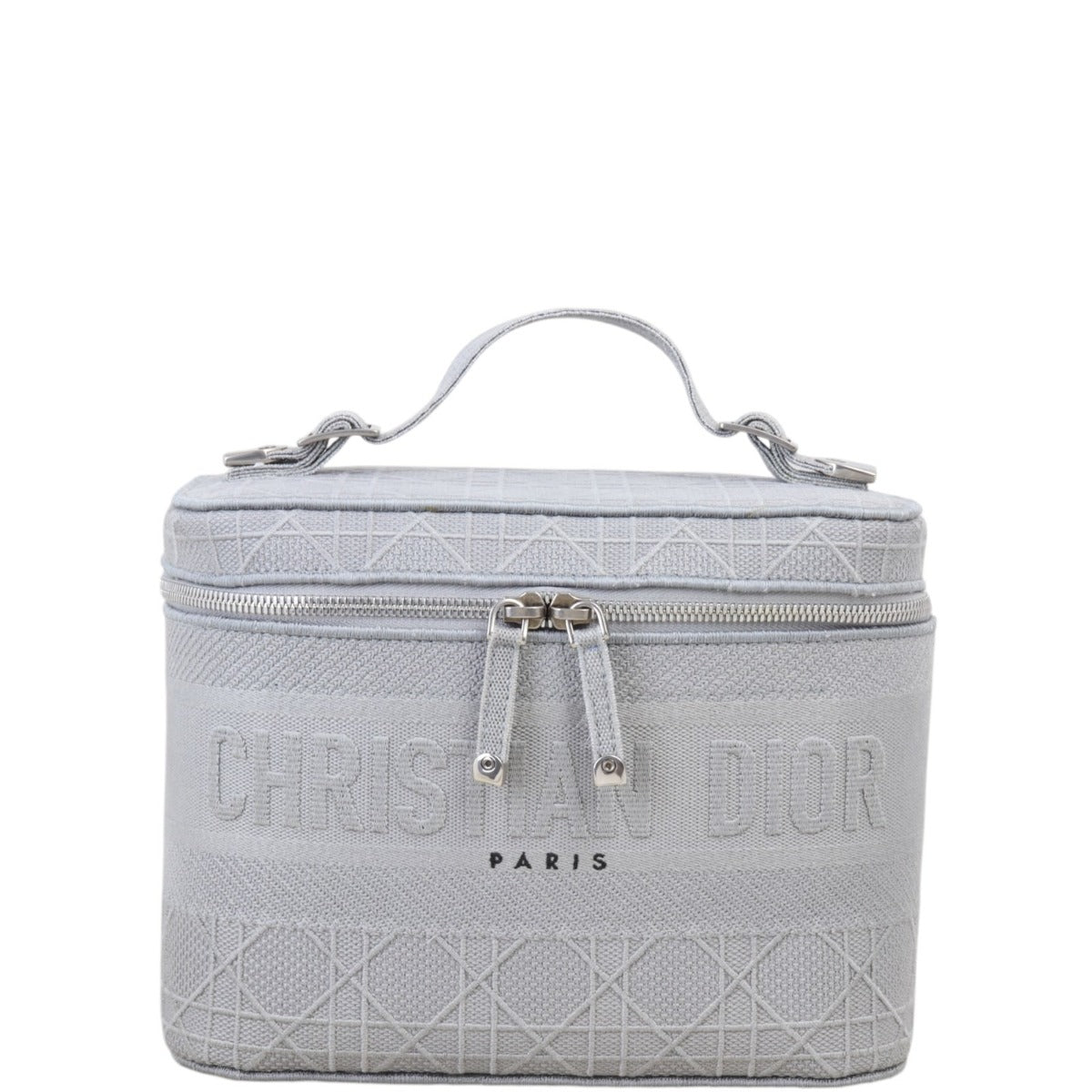 Dior D-Lite Cannage Canvas Vanity Case Rovelle Bags