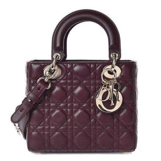CHRISTIAN DIOR LAMBSKIN LADY DIOR BAG Rovelle Bags