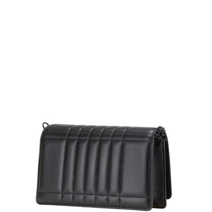 Burberry Lola Logo Leather Shoulder Bag