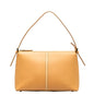 Burberry Logo Embossed Leather Shoulder Bag