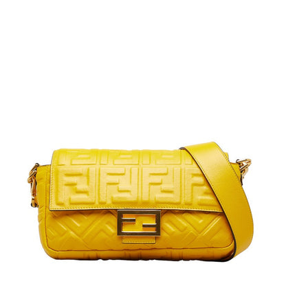 Fendi Zucca Leather Shoulder Bag Rovelle Bags