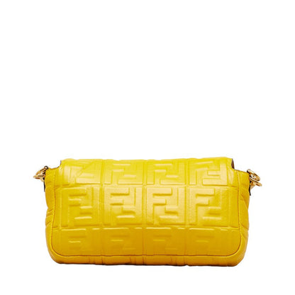 Fendi Zucca Leather Shoulder Bag Rovelle Bags