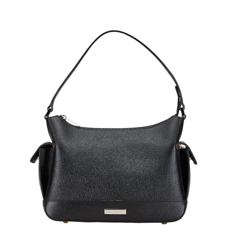 Burberry Logo Plate Leather Shoulder Bag