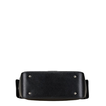 Burberry Logo Plate Leather Shoulder Bag
