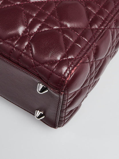 CHRISTIAN DIOR LAMBSKIN LADY DIOR BAG Rovelle Bags