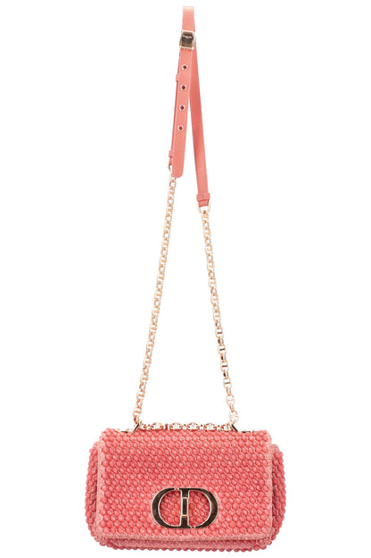 Christian Dior Beaded Caro Bag Coral Rovelle Bags