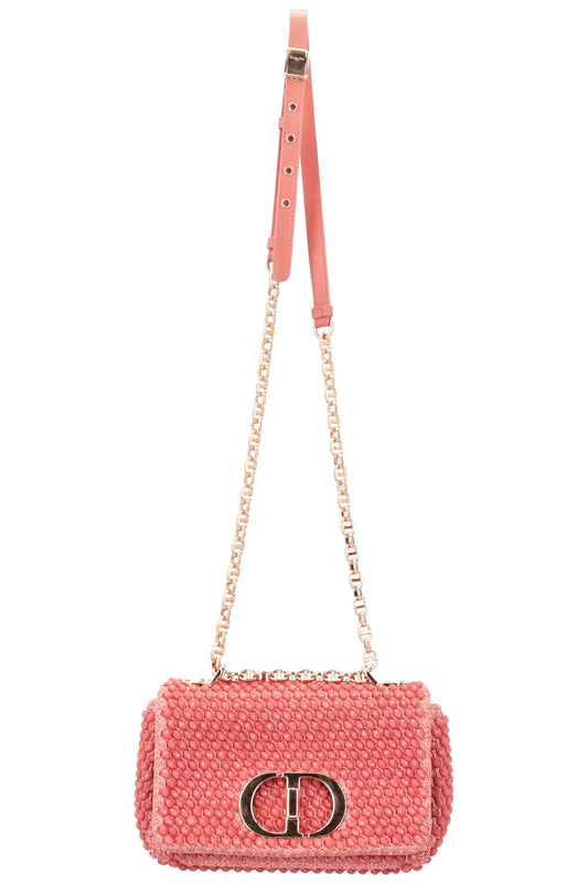 Christian Dior Beaded Caro Bag Coral Rovelle Bags