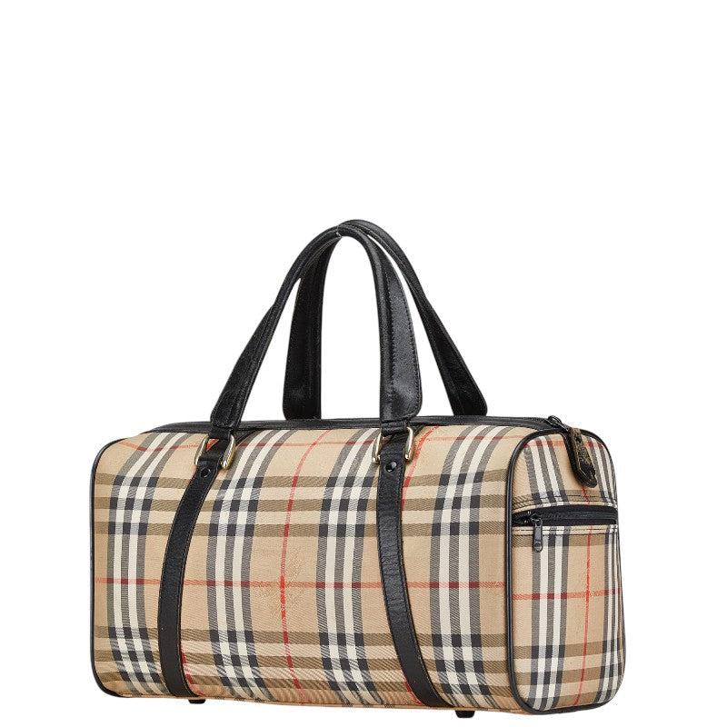 Burberry Horse Logo Leather Handbag