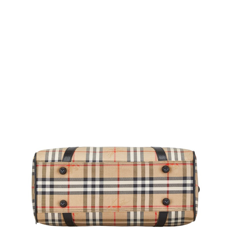 Burberry Horse Logo Leather Handbag