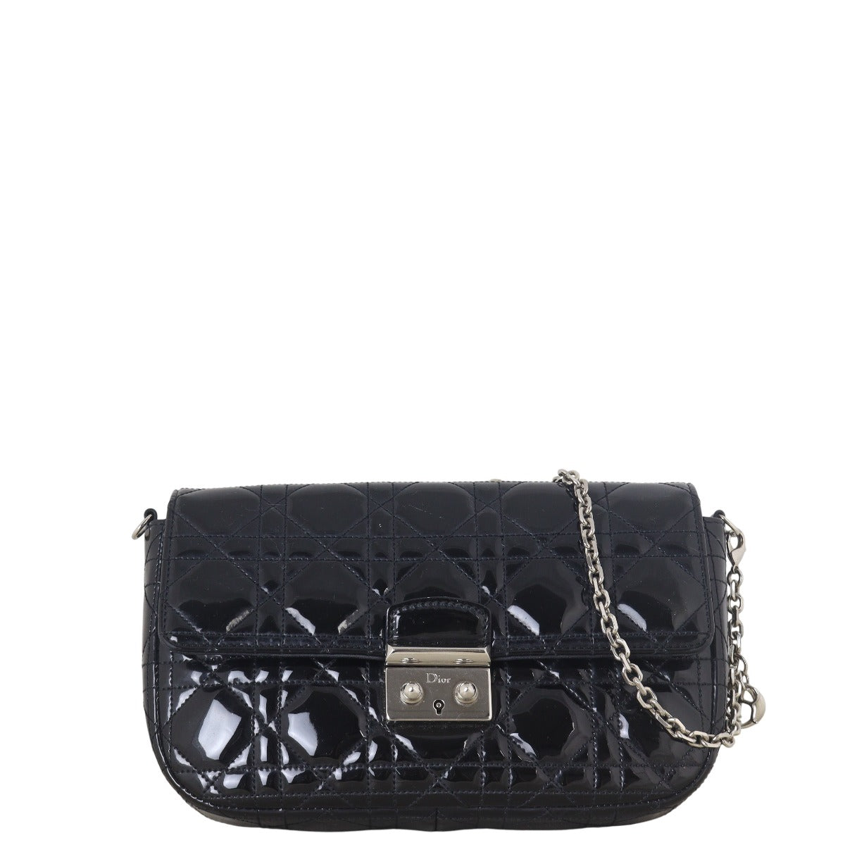 Dior Miss Dior Promenade Pouch Patent Rovelle Bags