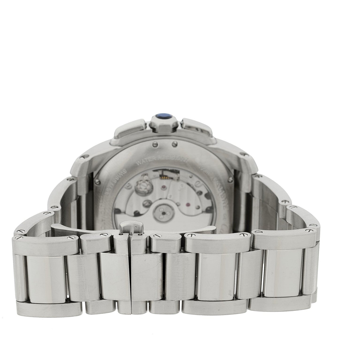 Stainless Steel 42mm Calibre de Cartier Chronograph Automatic Watch