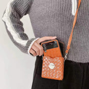 Samsung folding flip small bag+card slot small bag