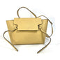 CELINE Shoulder Bag leather yellow Belt bag mini Women