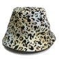CELINE hat cotton Yellow beige type Gregory Edwards Leopard unisex(Unisex) M 59