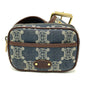 CELINE Waist bag denim blue Macadam denim