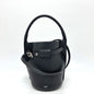 CELINE Shoulder Bag leather black Big Bag Bucket Nano