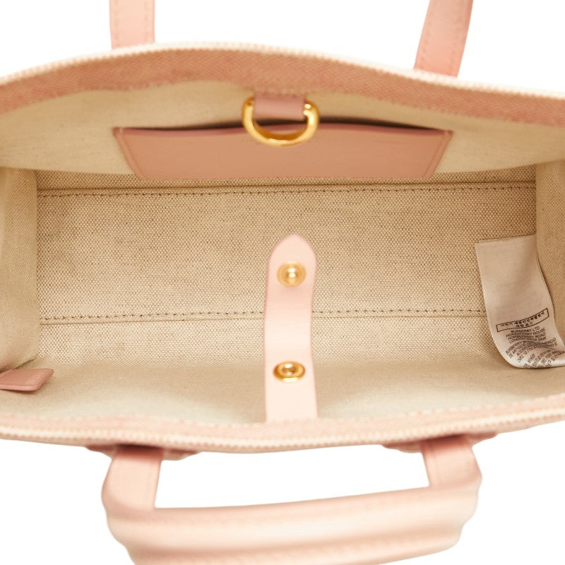 Burberry Logo Mini Canvas Handbag