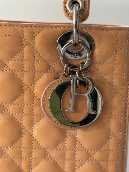 Christian Dior Lady Dior Bag Medium Light Beige Rovelle Bags