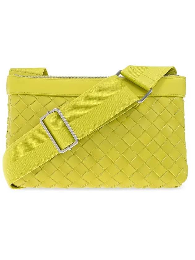 Luxury Bottega Veneta Intrecciato Classic Messenger Bag Kiwi