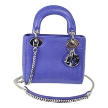Christian Dior - Mini Lady Dior Pitone Crossbody bag Rovelle Bags
