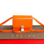 CELINE Shoulder Bag leather Orange Classic box Women