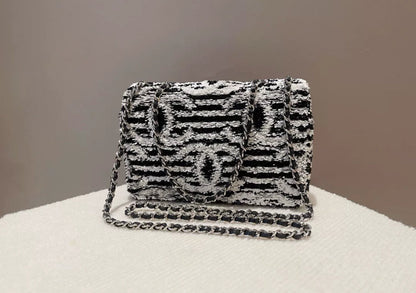 Chanel Luxury Leather Black Shoulder Bag Rovelle Bags