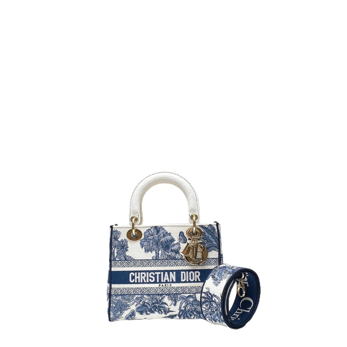 Dior Lady Dior Lou Canvas Handbag Rovelle Bags