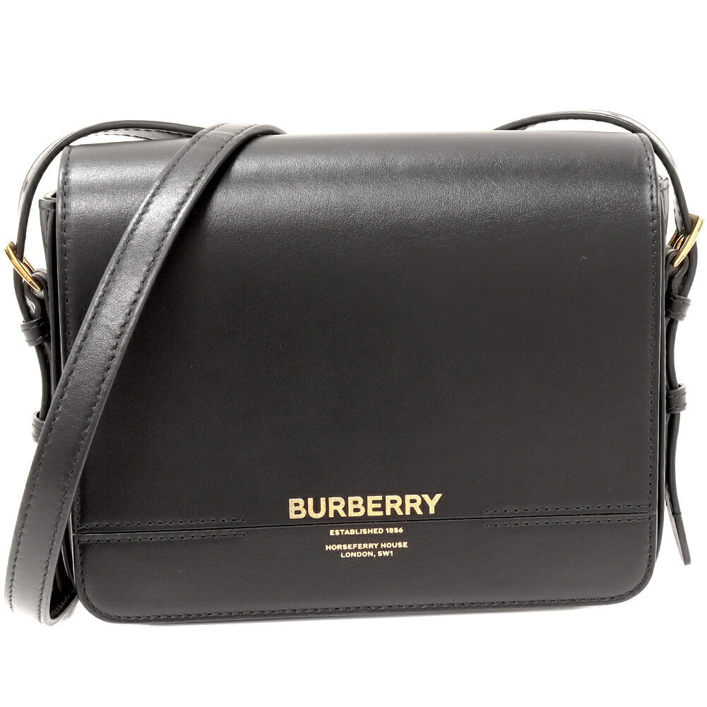 Burberry Calf Logo Shoulder Bag