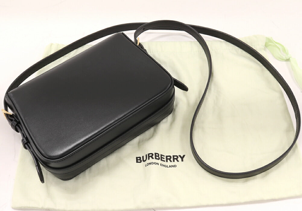 Burberry Calf Logo Shoulder Bag