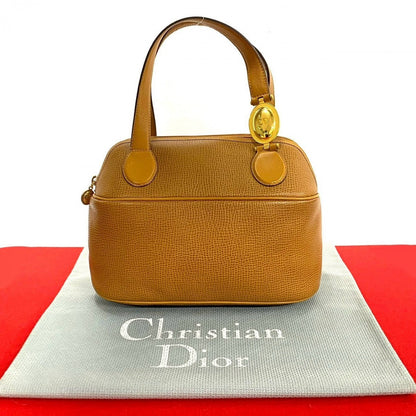 Dior Handbag leather Brown Rovelle Bags