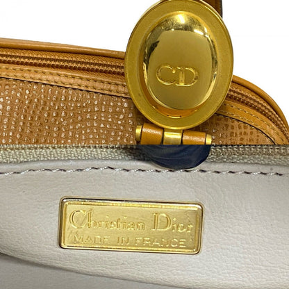 Dior Handbag leather Brown Rovelle Bags