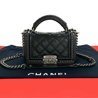 Chanel Boy Chanel Leather 2way Shoulder Bag Rovelle Bags